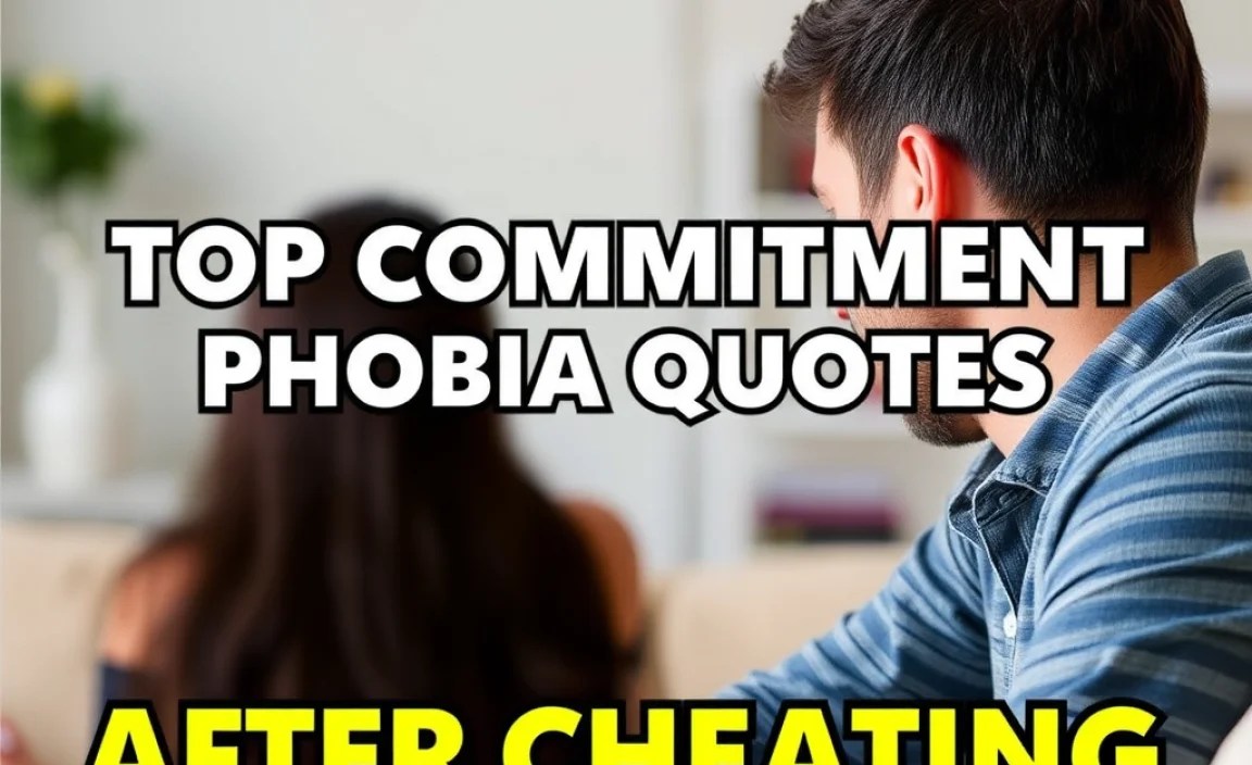 Top Commitment Phobia Quotes After Cheating Revealed!