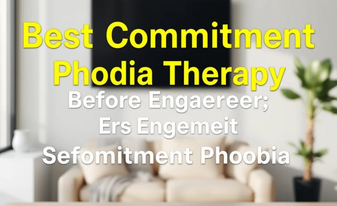 Types of Therapy for Commitment Phobia
