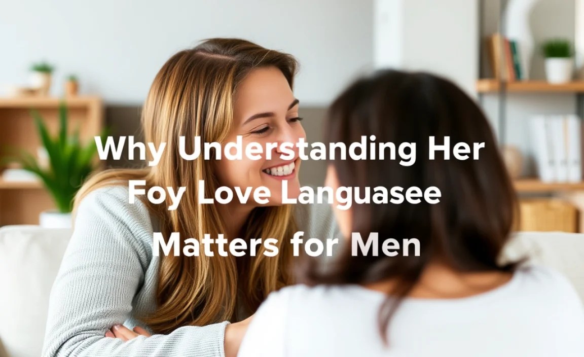 Why Understanding Her Love Language Matters for Men