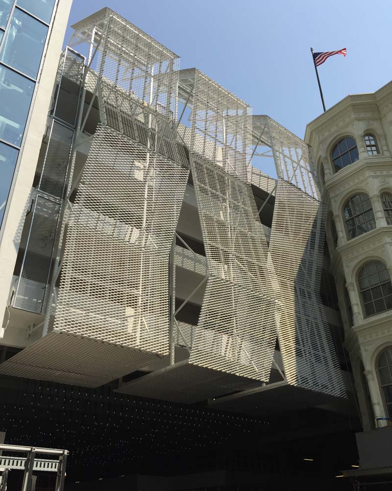 Philadelphia Parking Authority Parkade on 8th Expanded Mesh Parking