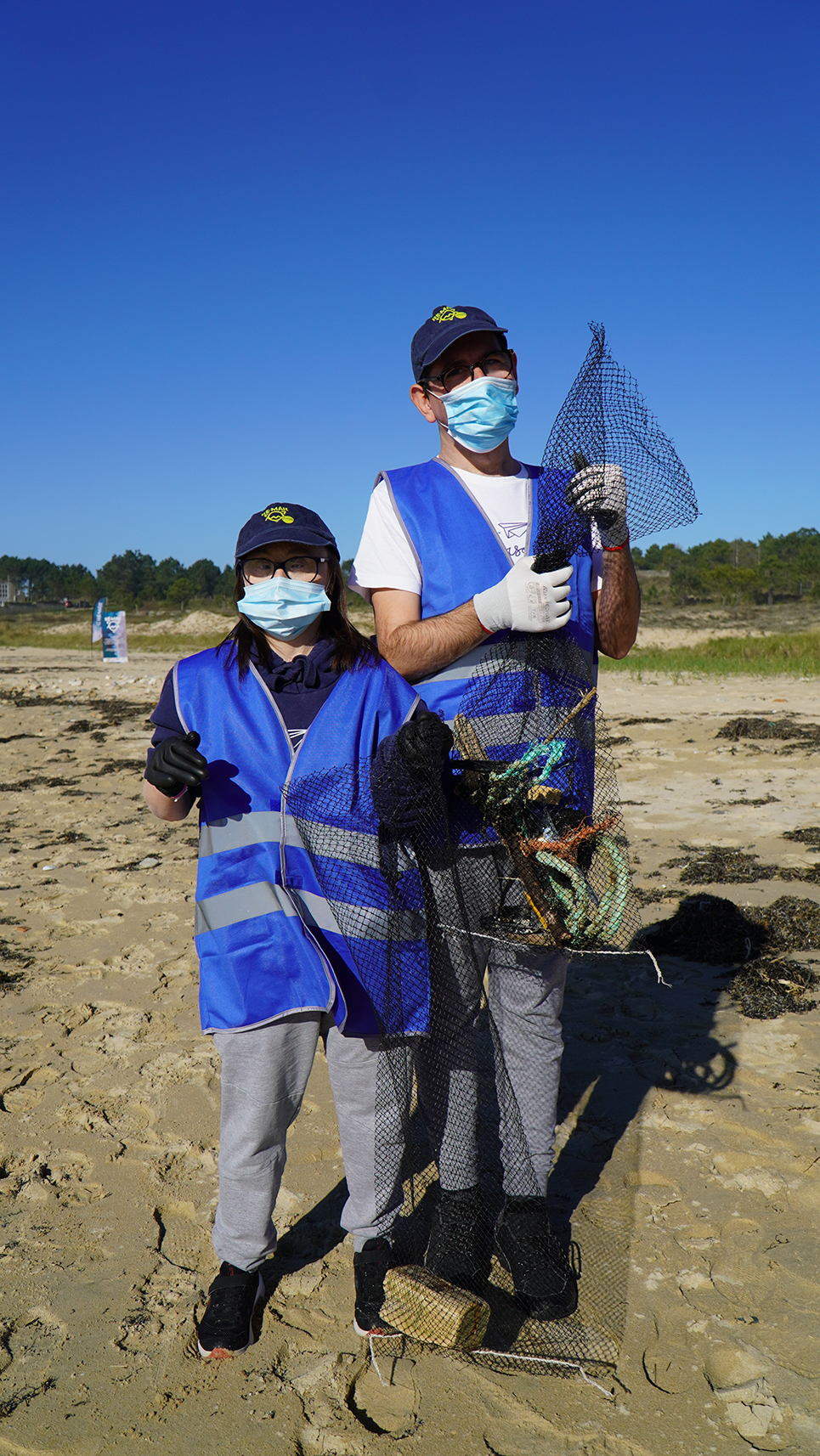Onte recollemos 197 kilos de residuos no Parque Natural de Corrubedo