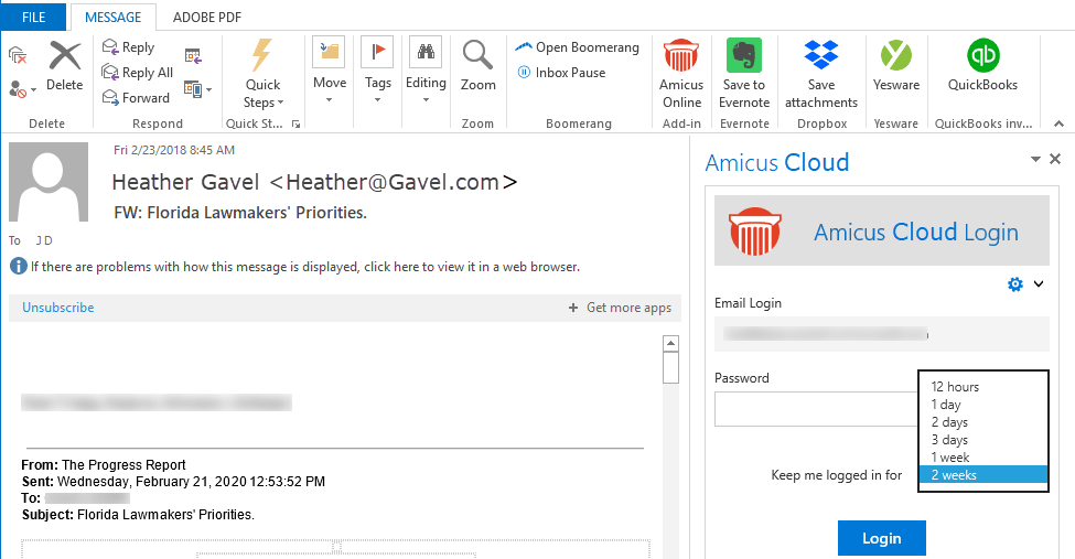 Using Outlook Addin with Desktop Outlook