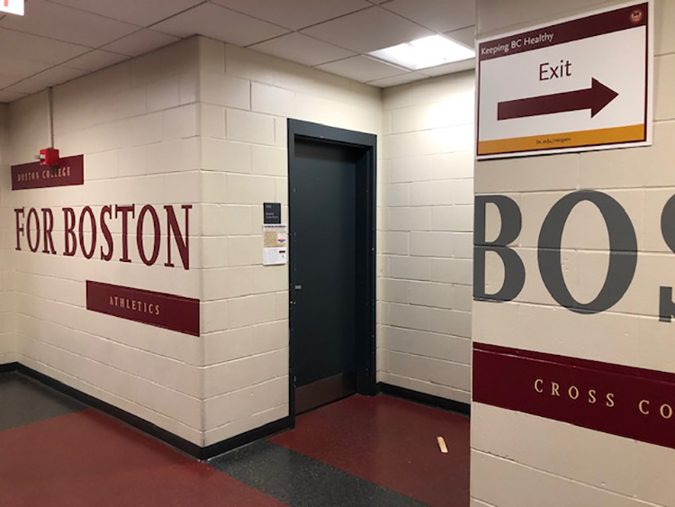 Project Highlight Boston College Wall Murals AMI Graphics