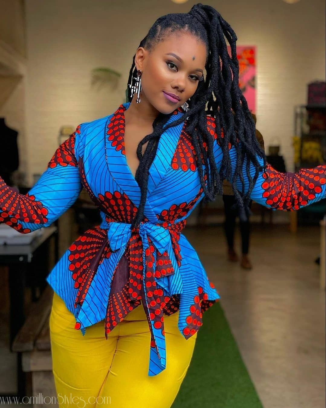 10 Amazing Ankara Tops For The Fashionable A Million Styles