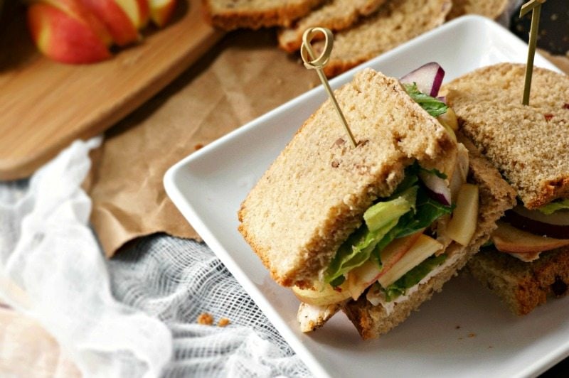 Roasted Turkey, Apple, and Cheddar Sandwich