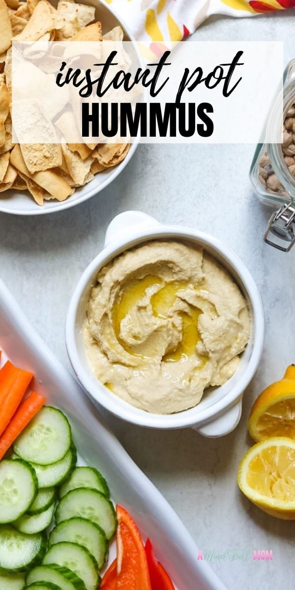 Instant Pot Hummus Using Dried Chickpeas