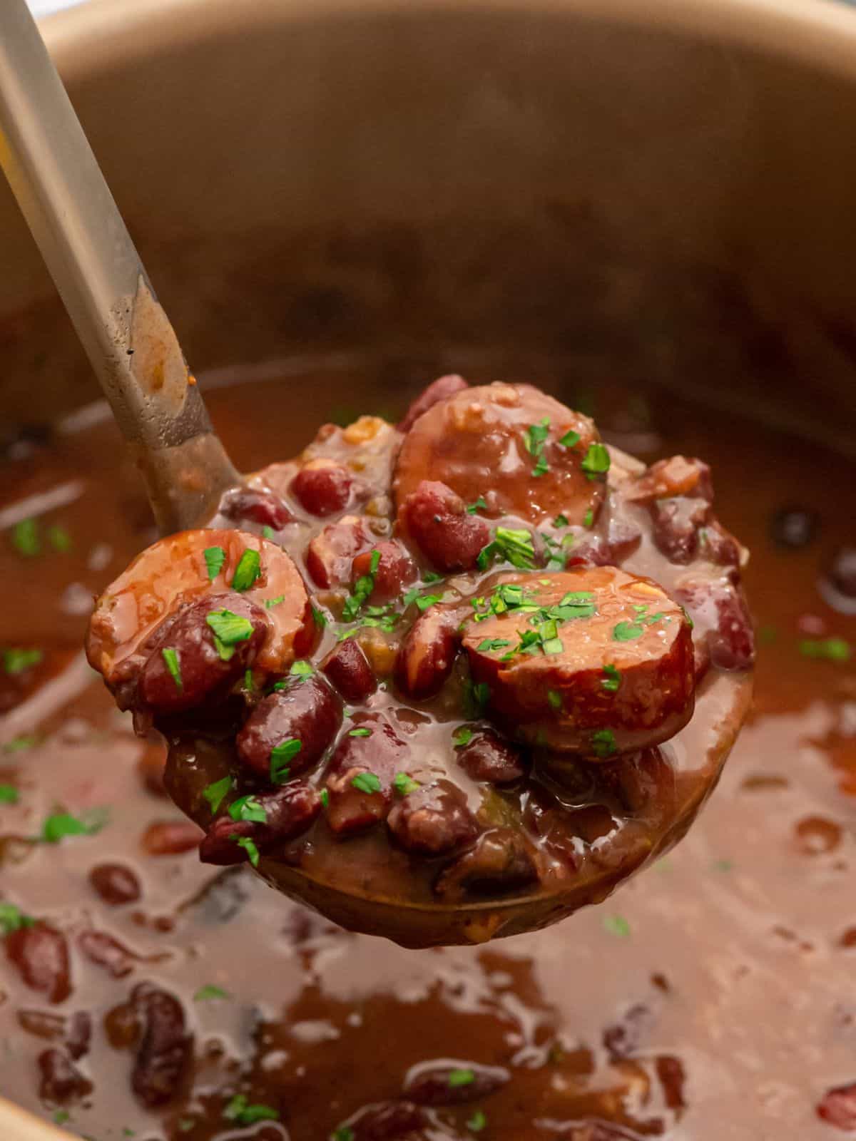 Instant Pot Red Beans and Rice Recipe No Soaking Required!