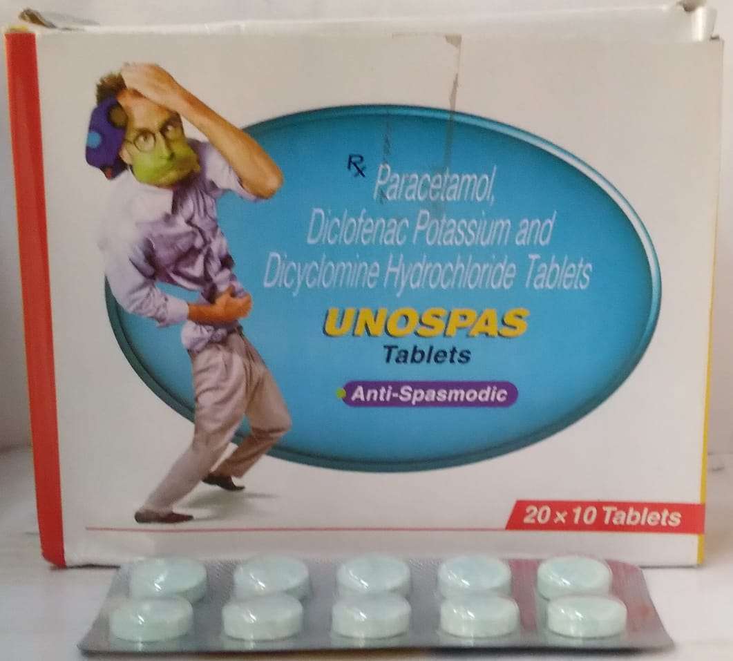 Unospas Tablet Uses, Side effect, Price & Save up to 30 Amipharma