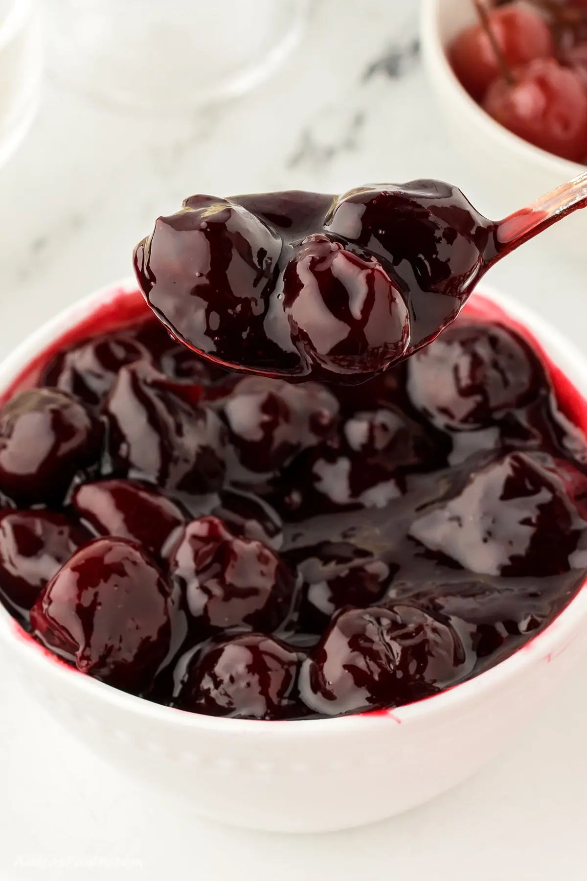 Easy Homemade Cherry Sauce Topping Recipe Amira's Pantry