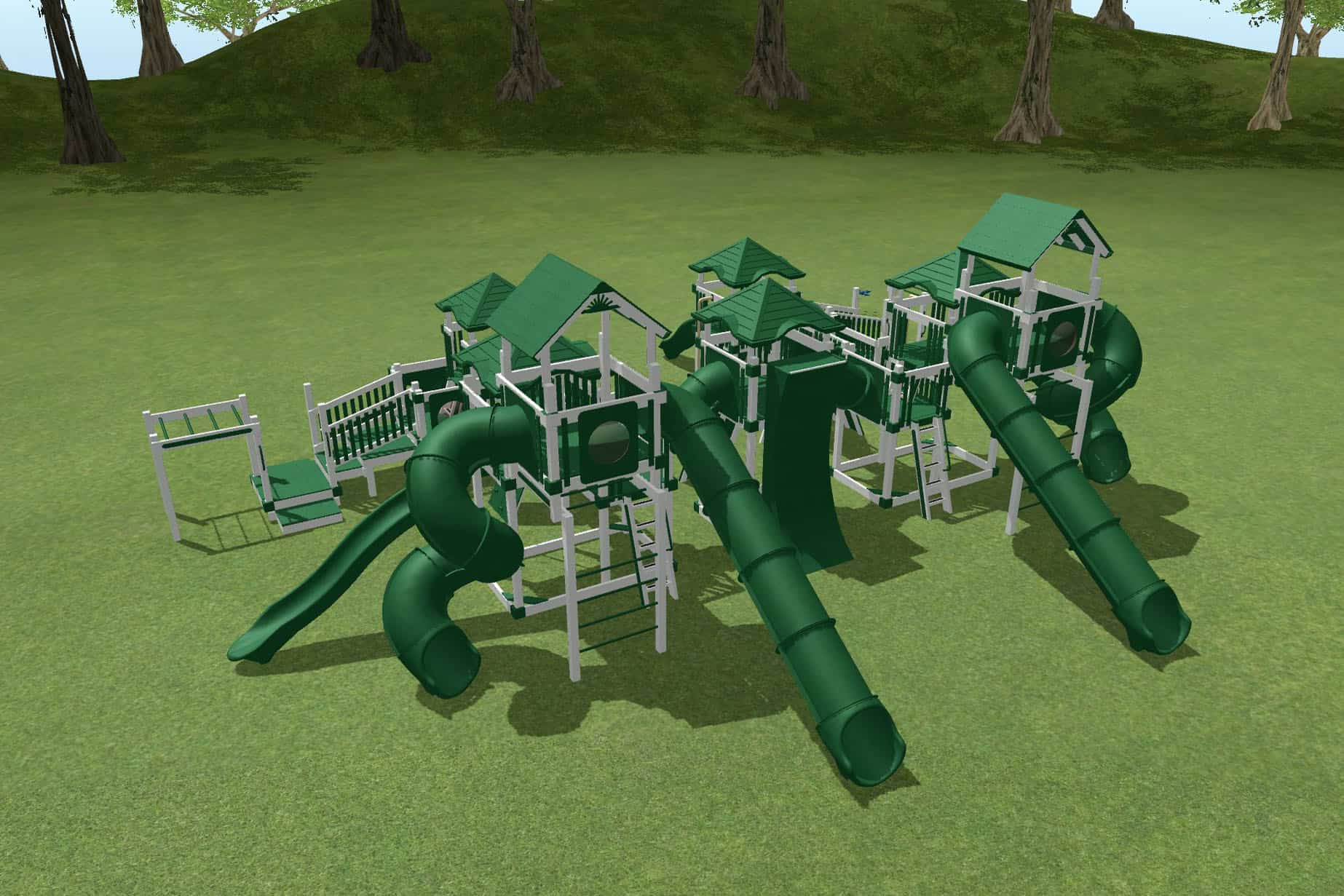 Kingdom Adventure Commercial Playset for Sale Amish Direct Playsets