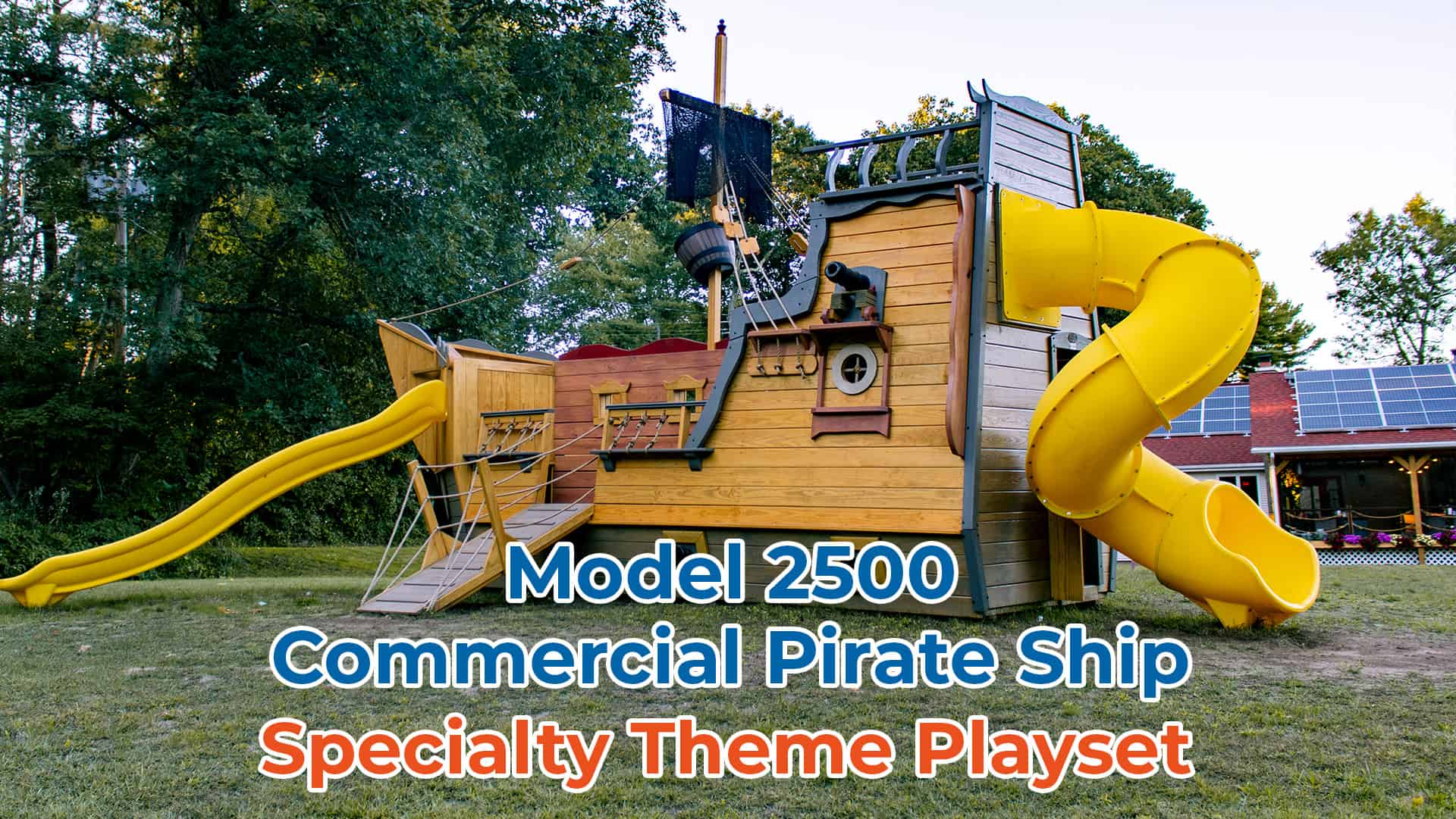 Model 2500 Commercial Pirate Ship Playset for Sale Amish Direct Playsets