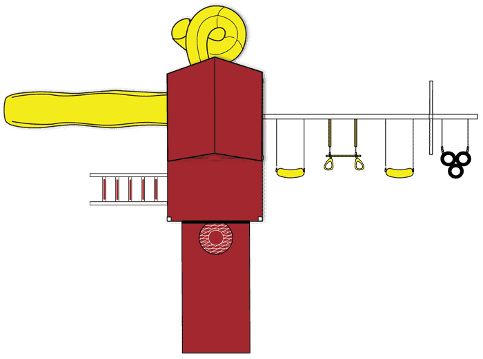 RL3 Sports Tower for Sale Amish Direct Playsets