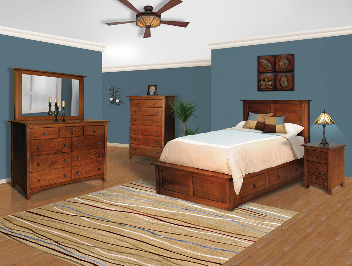 Emory Grand Suite Amish Furniture Designed