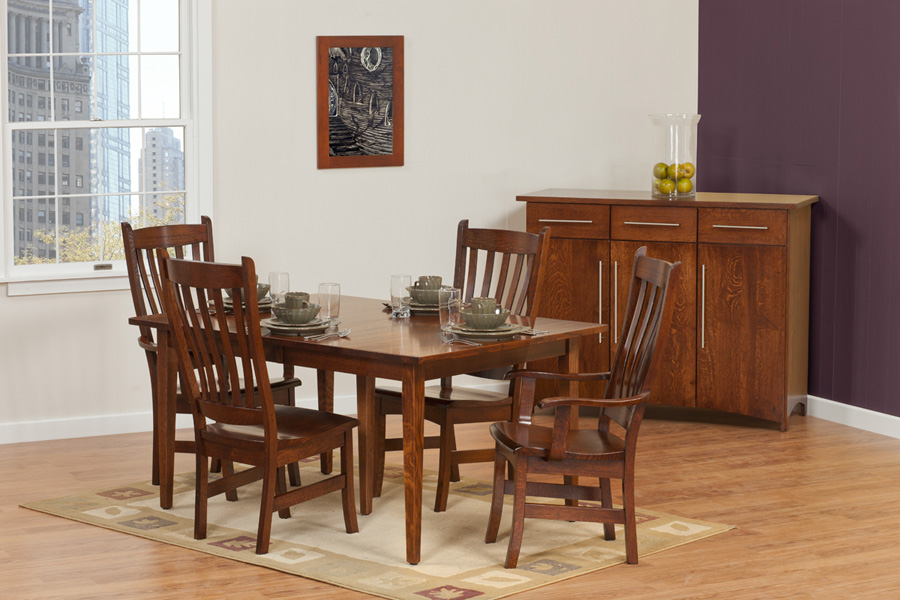 Winthrow Dining Room - Amish Furniture Designed (900 x 600 Pixel)