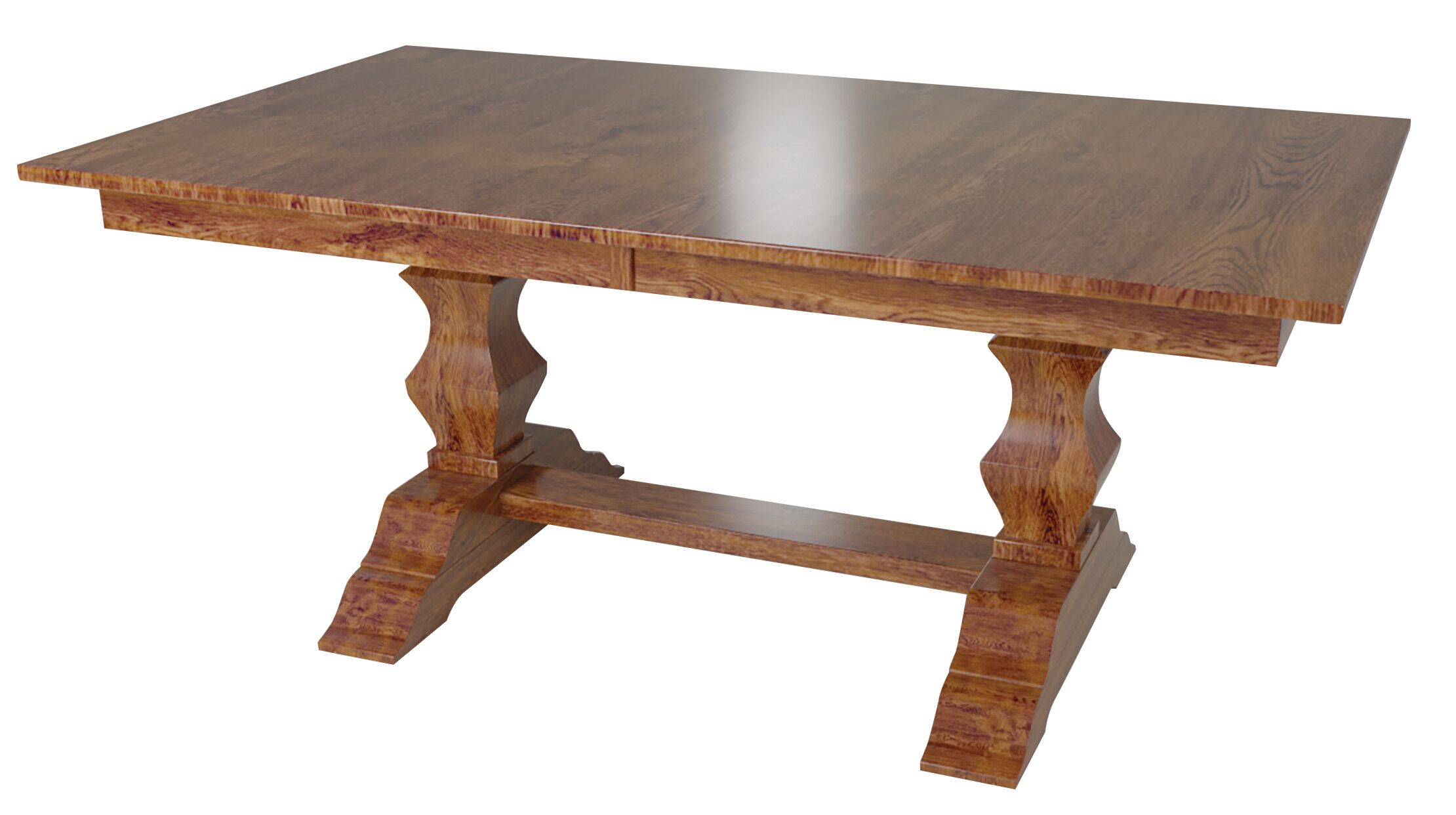 Jessica Double Pedestal Table Amish Furniture Direct USA