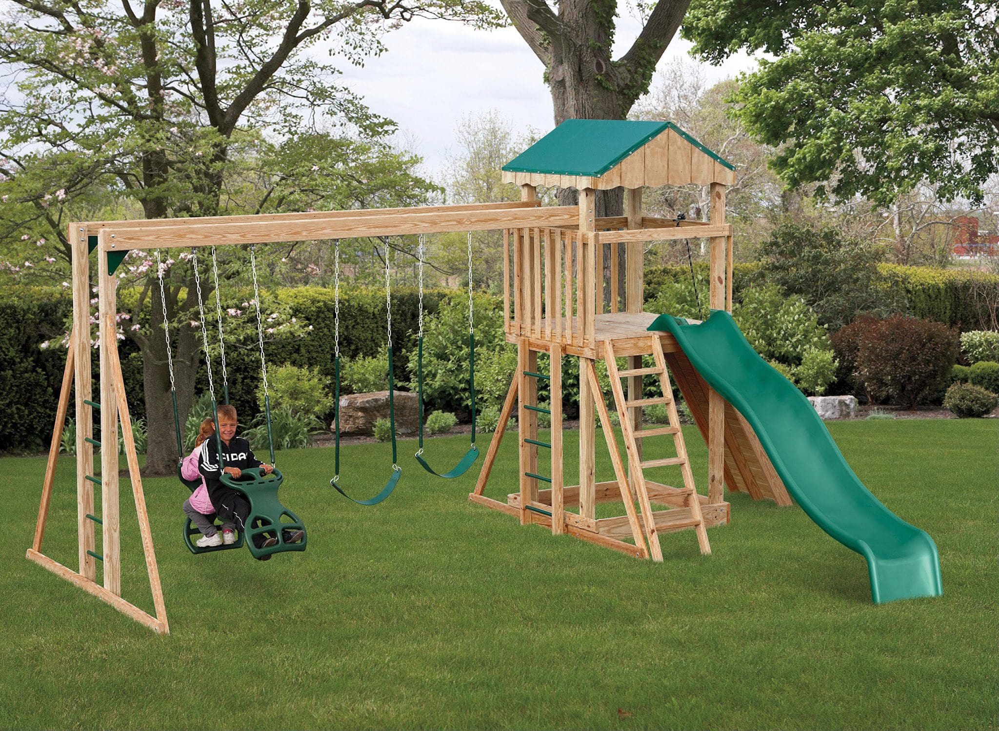 Backyard 703 Premium Treated Pine Playset Amish Made For You
