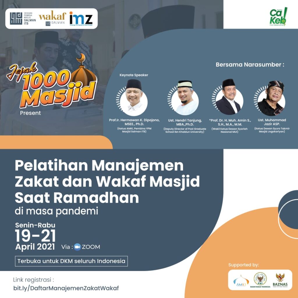 PELATIHAN MANAJEMEN ZAKAT DAN WAKAF MASJID BULAN RAMADHAN DI MASA