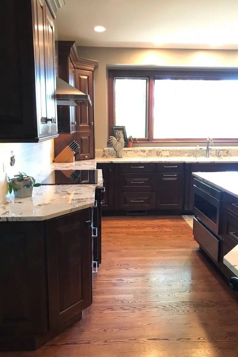 Sophisticated & Sizable Yorkville Kitchen Before & After AM Kitchen & Bath