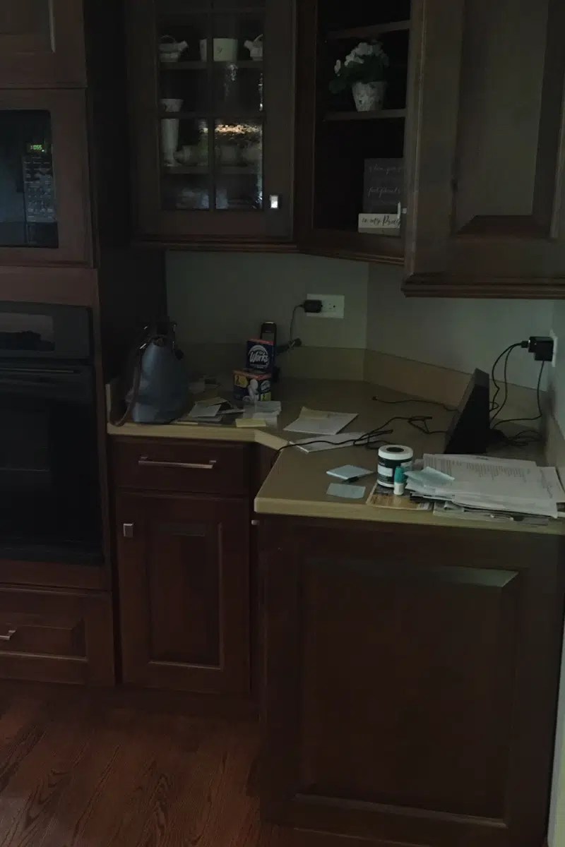 Sophisticated & Sizable Yorkville Kitchen Before & After AM Kitchen