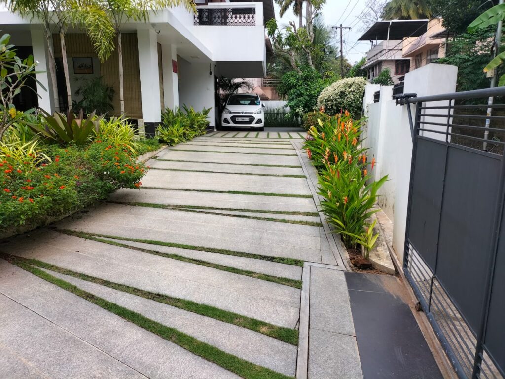 Bangalore stone paving Amma Gardens