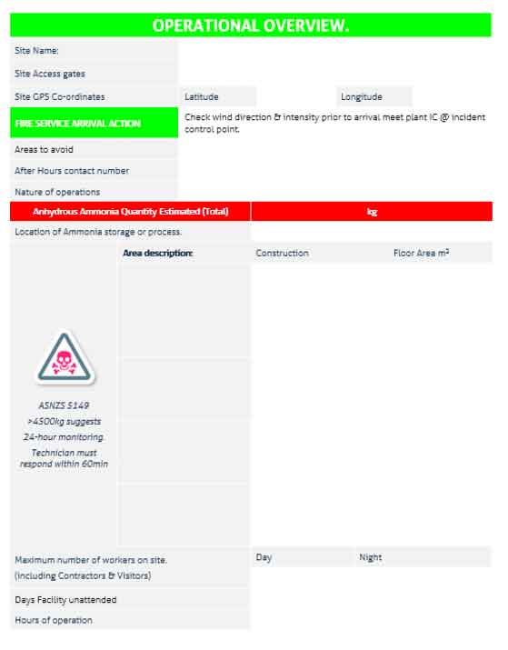 Emergency Response Plans Gauge Refrigeration Management Limited