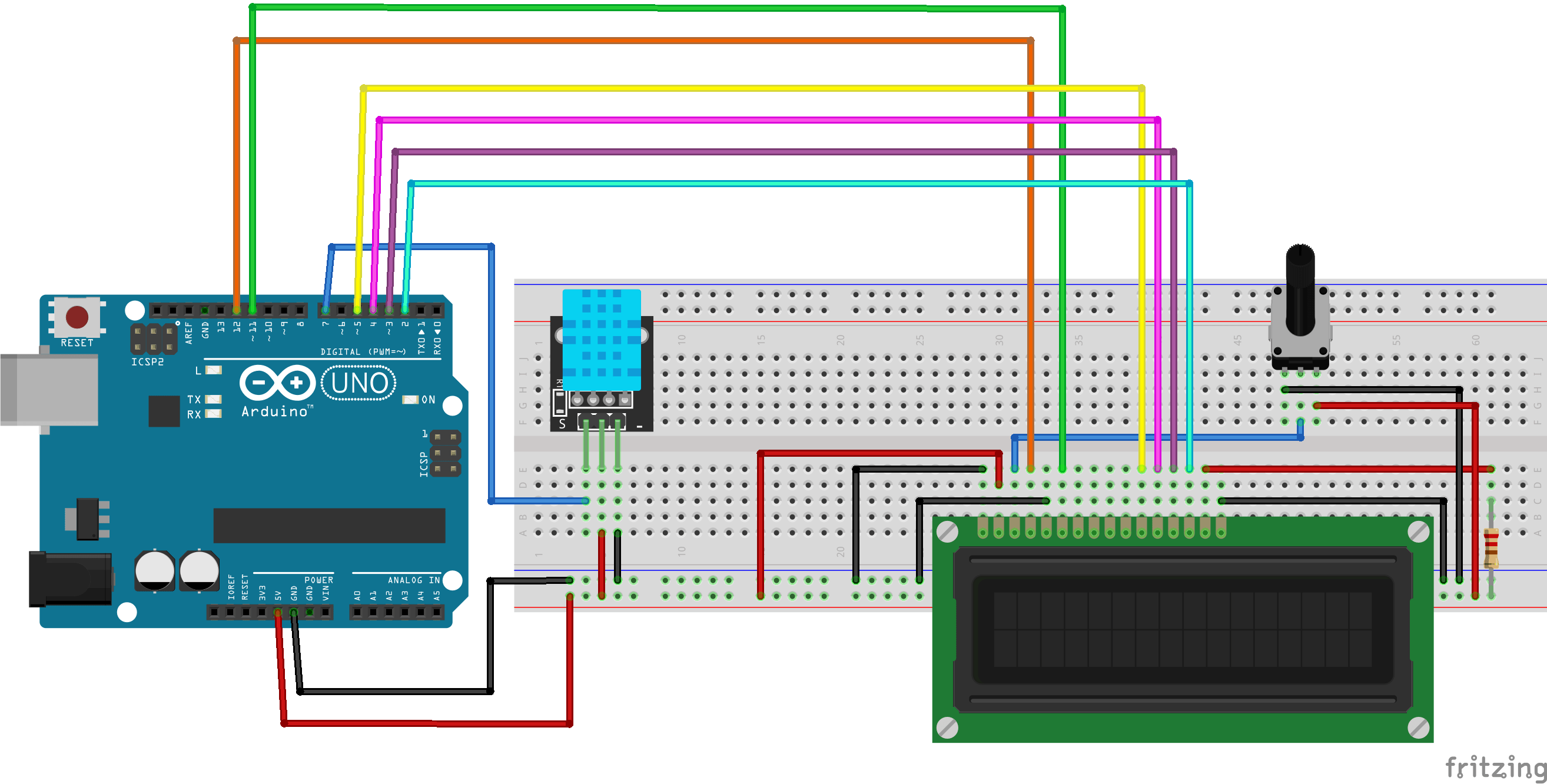 Lcd Wiring Diagram Arduino - How To Control An Lcd Display With Arduino