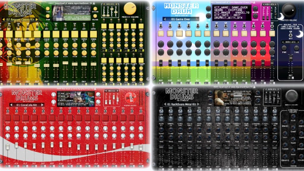 Best Free Drum Vst Plugin In 2022? Monster Drums V 3.0 (Multi Kit