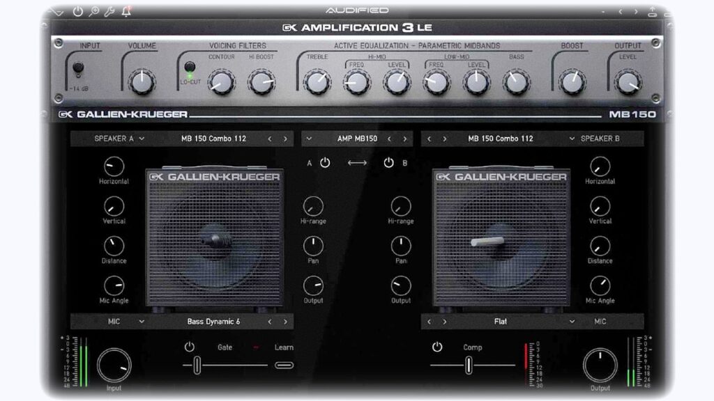New Free Bass Guitar Amp Sim By Audified Gk Amplification 3 LE Vst