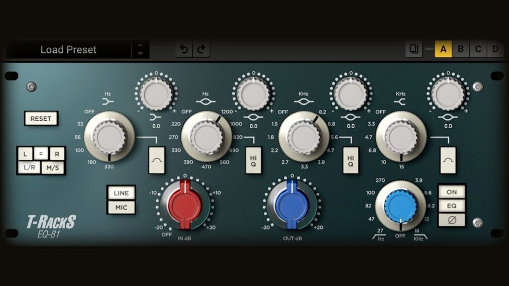 Free (Limited Time) Neve Eq Vst Plugin by IK Multimedia TRacks EQ 81