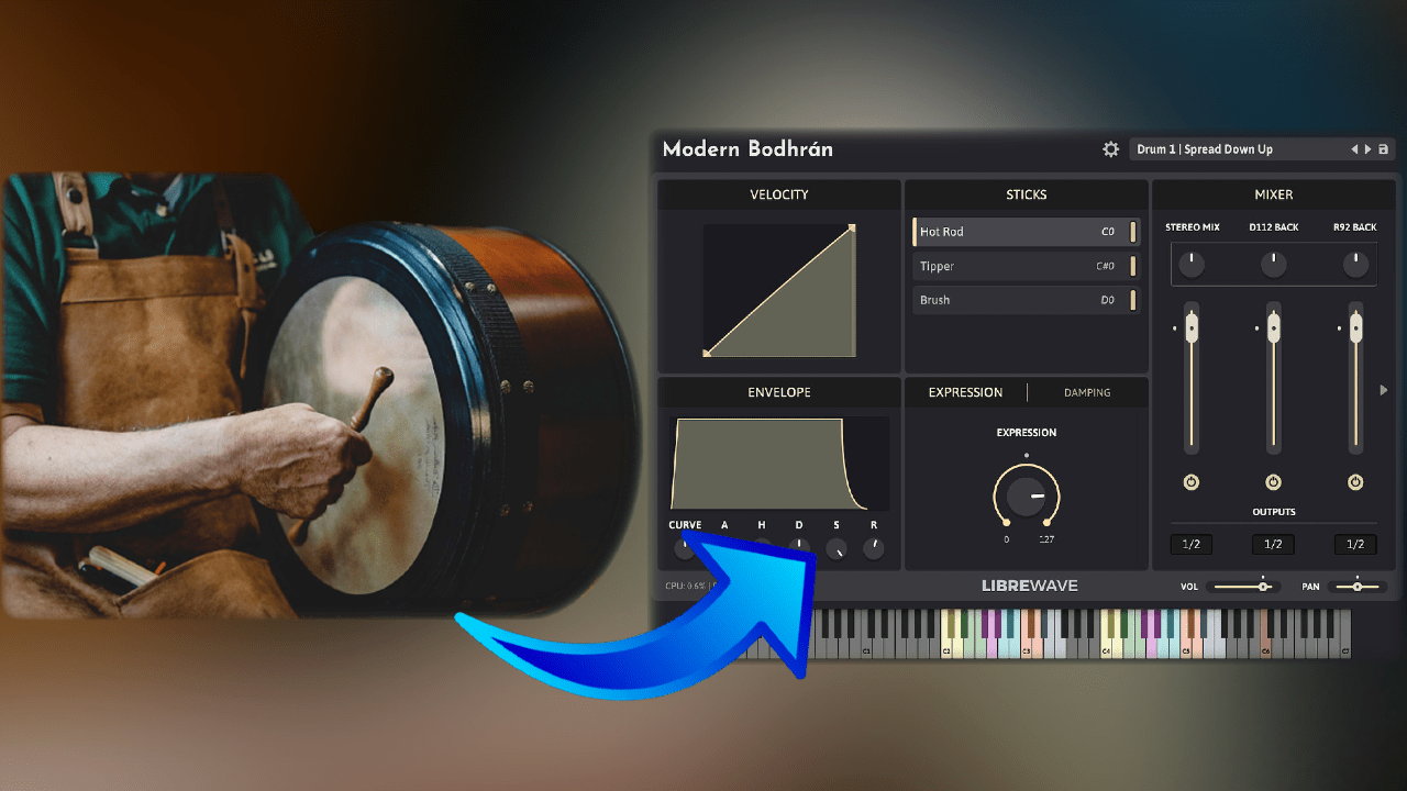 Realistic Percussion Vst & Sample Library For The Free Rhapsody Player