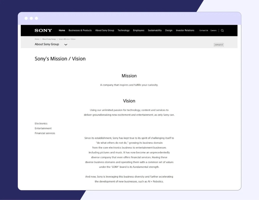 12 Company & Product Vision Statement Examples Amoeboids