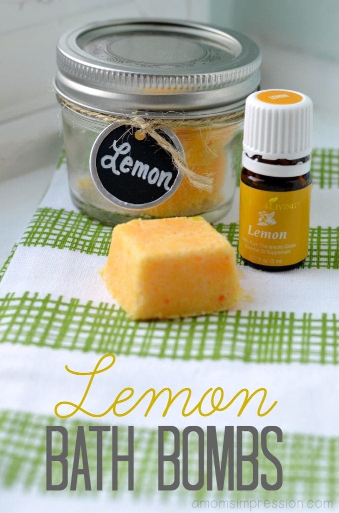 Easy to make Homemade Lemon Bath Bombs