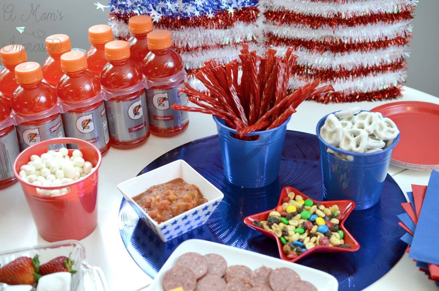 Memorial Day Party Ideas How to Create a Memorial Day Snack Table