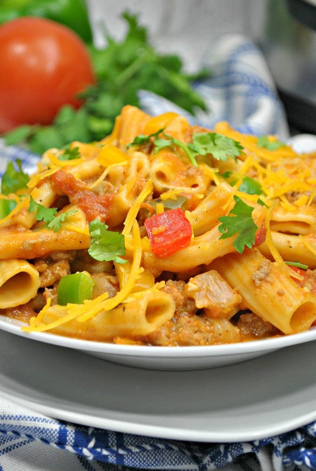 Instant Pot Cheesy Taco Pasta Recipe A Mom's Impression