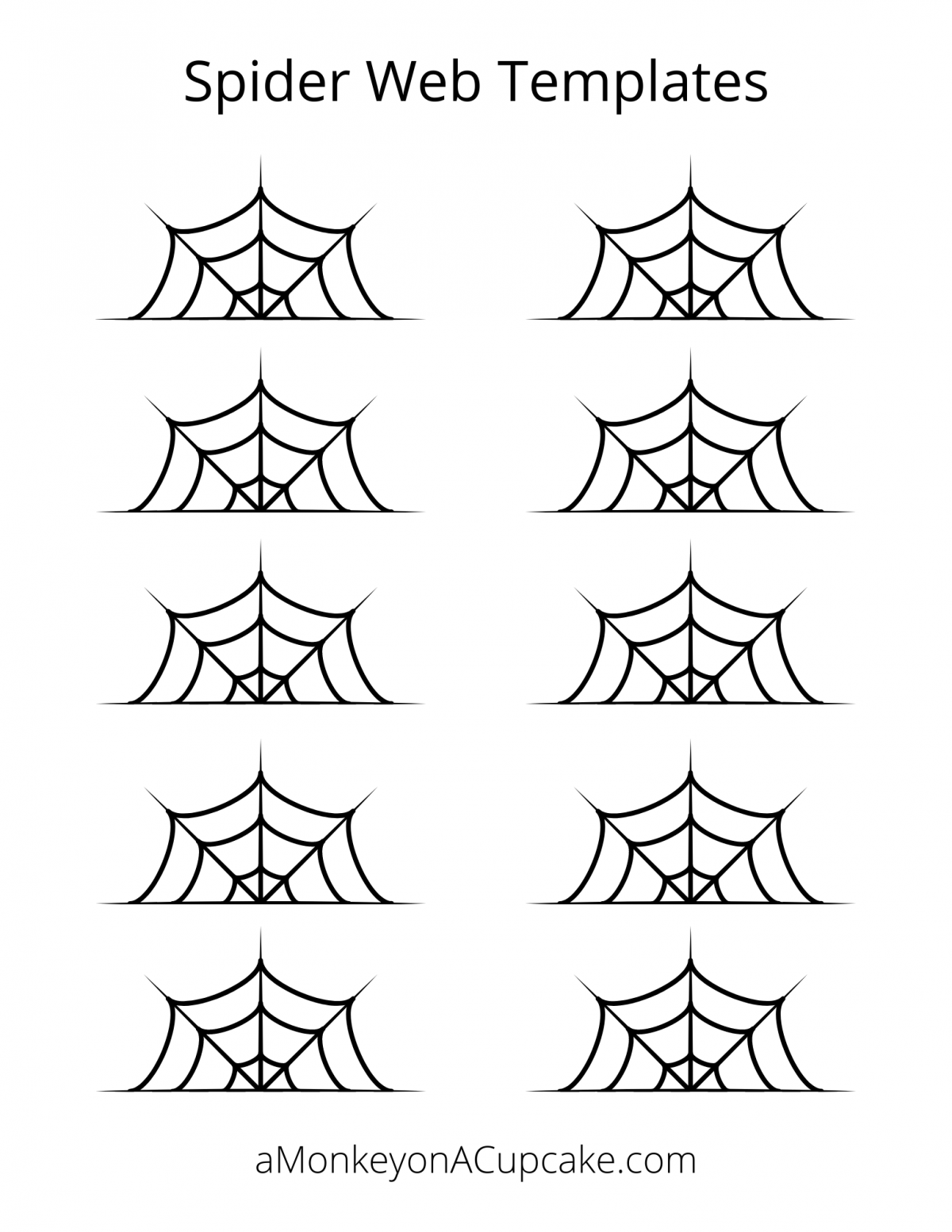 How to Make Spider Web Cupcakes A Monkey on a Cupcake
