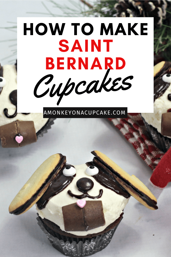 How to Make Elf Cupcakes Elf Pet Saint Bernard A Monkey on a Cupcake