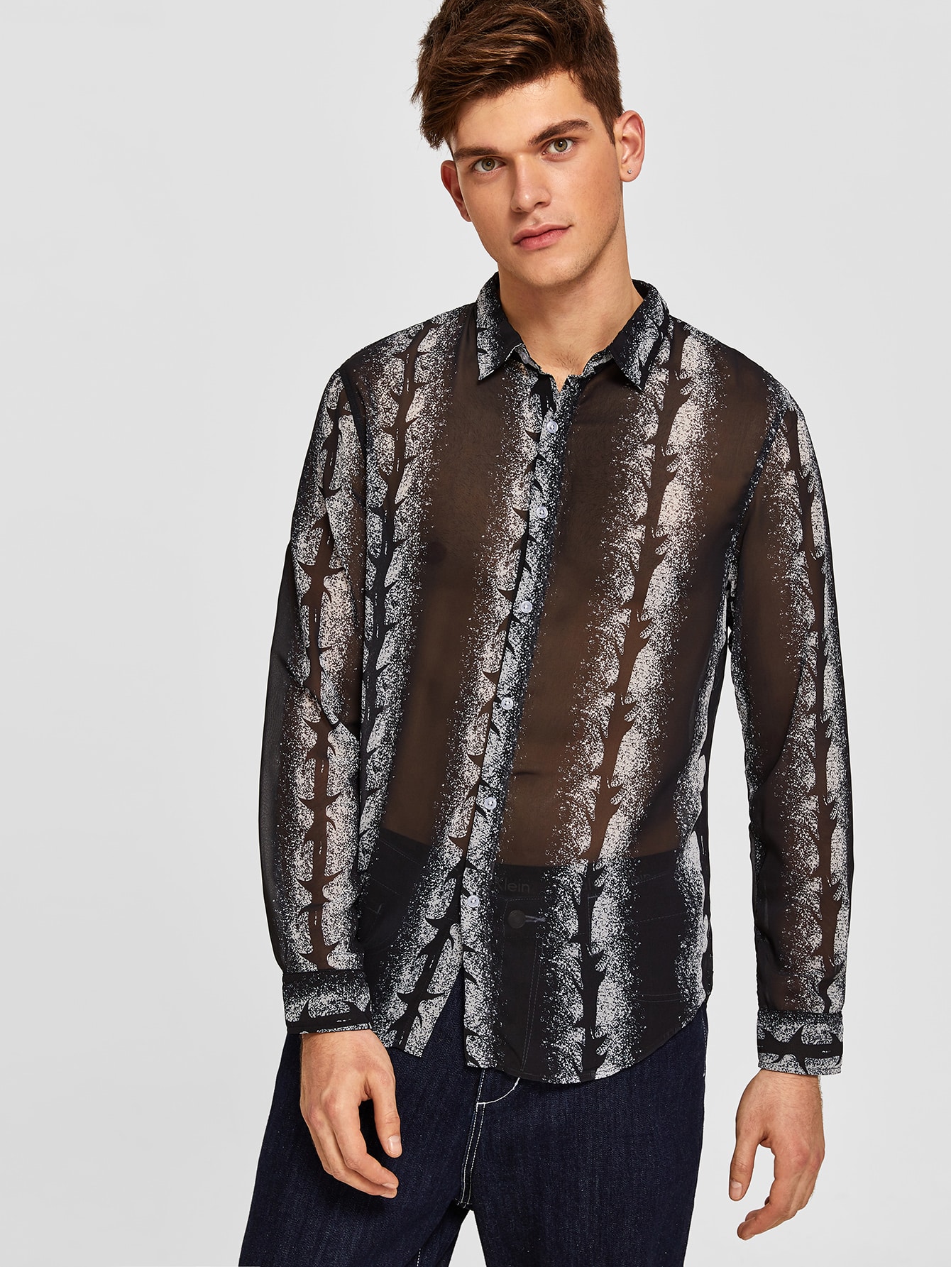 Men’s Mesh Shirt Hot for Summer The Streets Fashion and Music