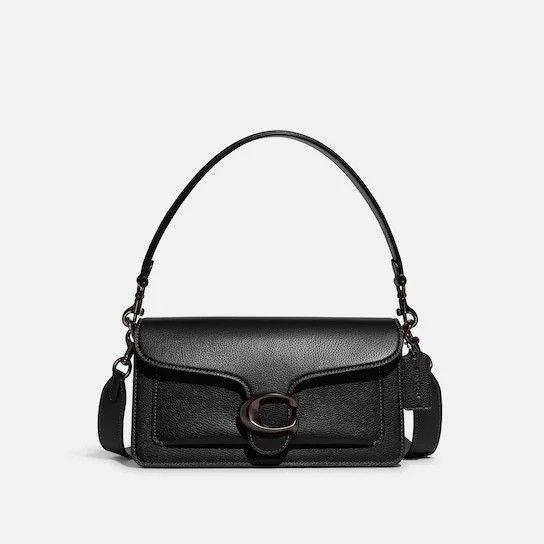 (Pre Order) coach tabby shoulder 26 in black Amory