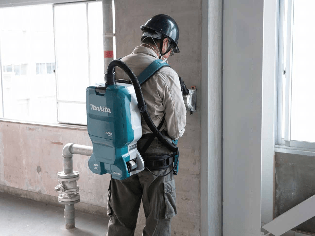 Cordless Backpack Vacuum Cleaner DVC660 / DVC665 AMOS AUTOMATION PTE LTD