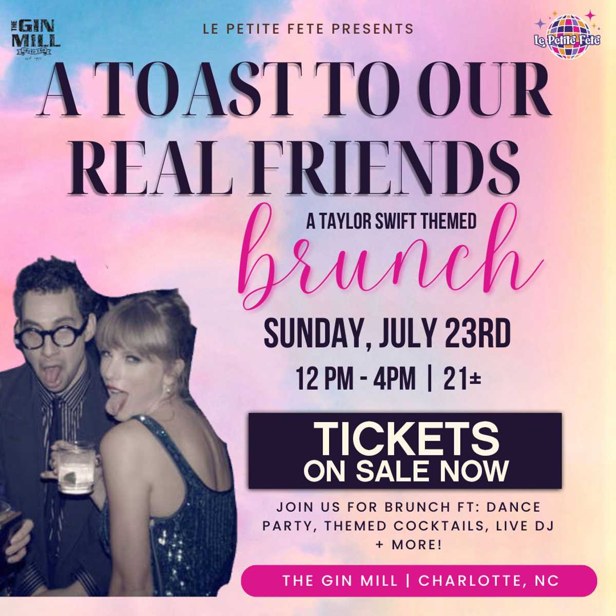 A Toast To Our Real Friends (at The Gin Mill) Amos' Southend