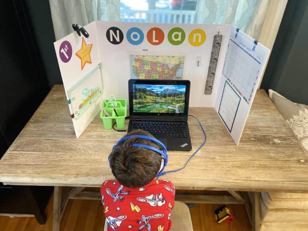 Cute DIY Student Work Space for Remote Learning A Mothership Down