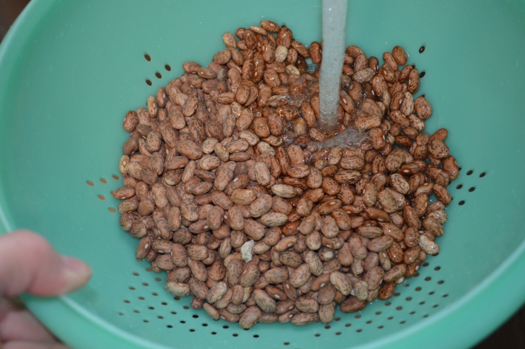 BEST Crock Pot Refried Beans homemade easy freeze