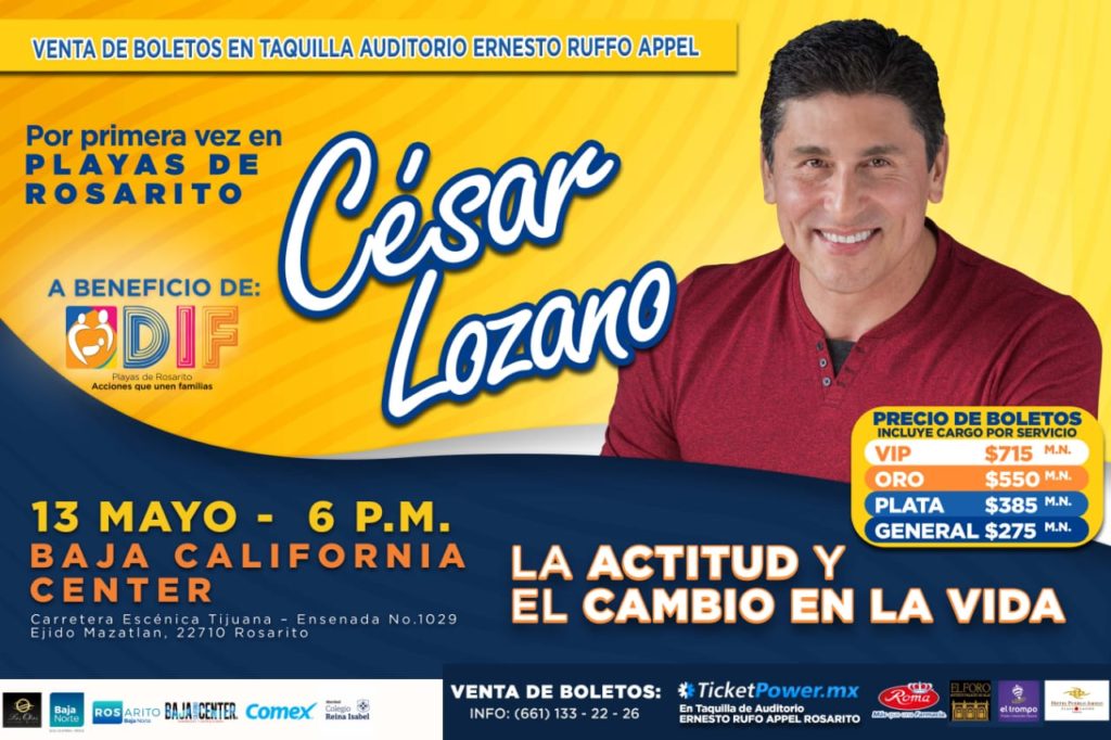 ¿Boletos gratis para César Lozano? ¿Dónde? • Yo Amo Tijuana