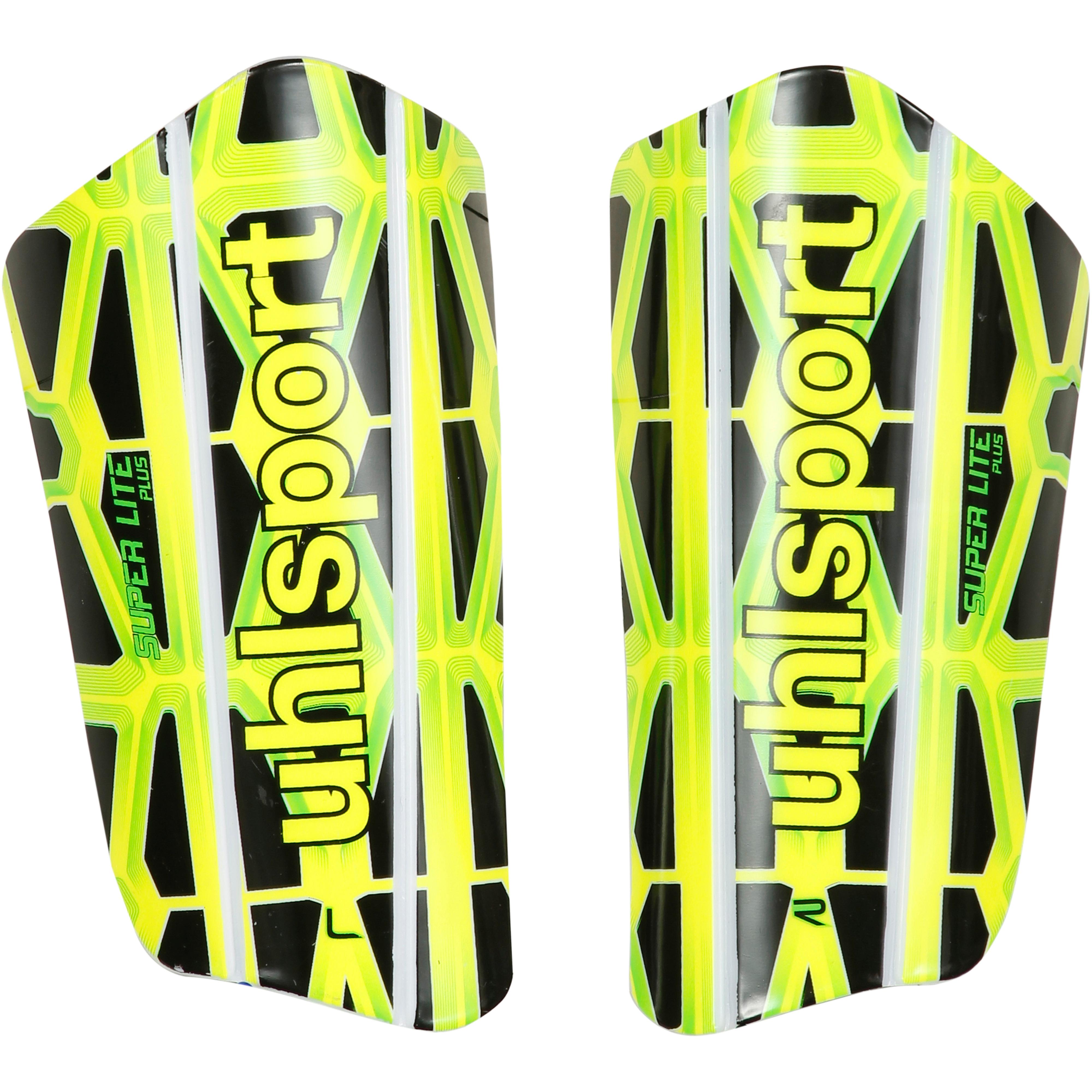 Uhlsport SUPER LITE PLUS Schienbeinschoner schwarzfluo gelbfluo grün