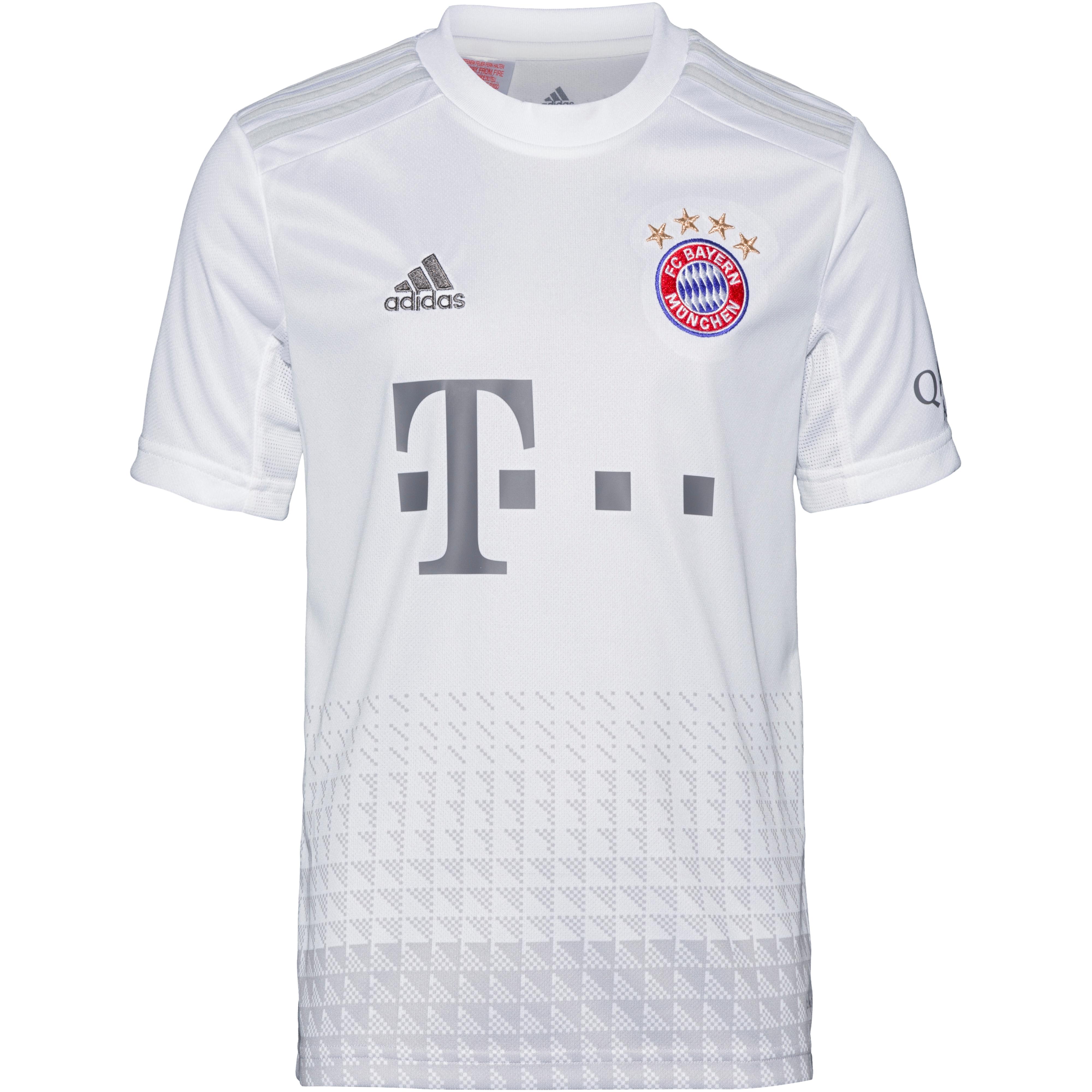 Adidas FC Bayern München 19/20 Auswärts Trikot Kinder white im Online