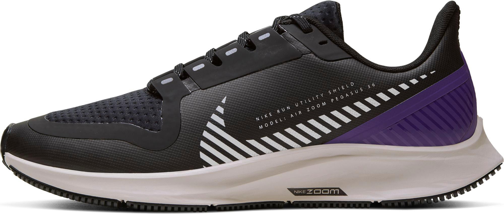 Nike Air Zoom Pegasus 36 Shield Laufschuhe Damen blacksilverdesert