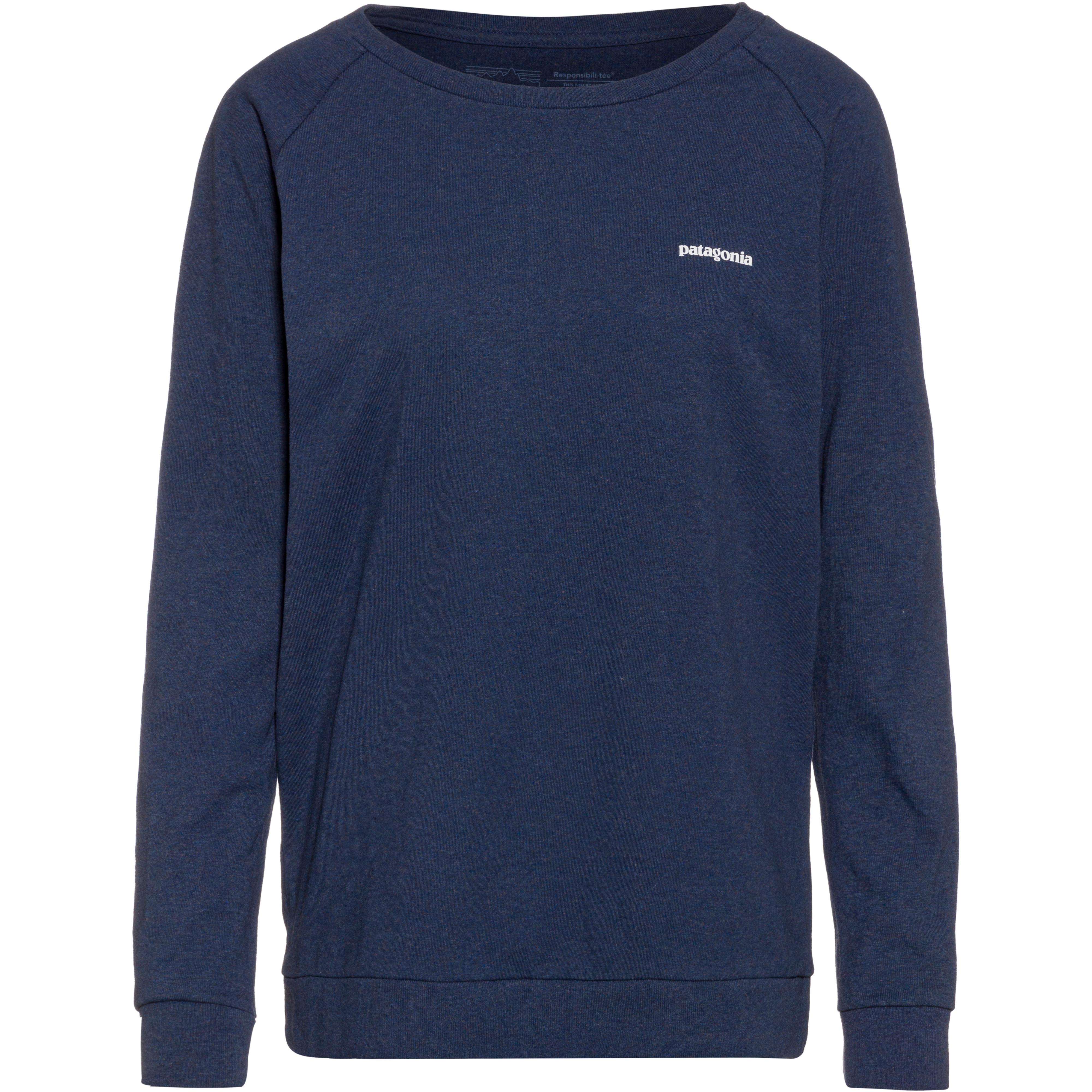 Patagonia Pastel P6 Logo Responsibili Langarmshirt Damen dolomite blue