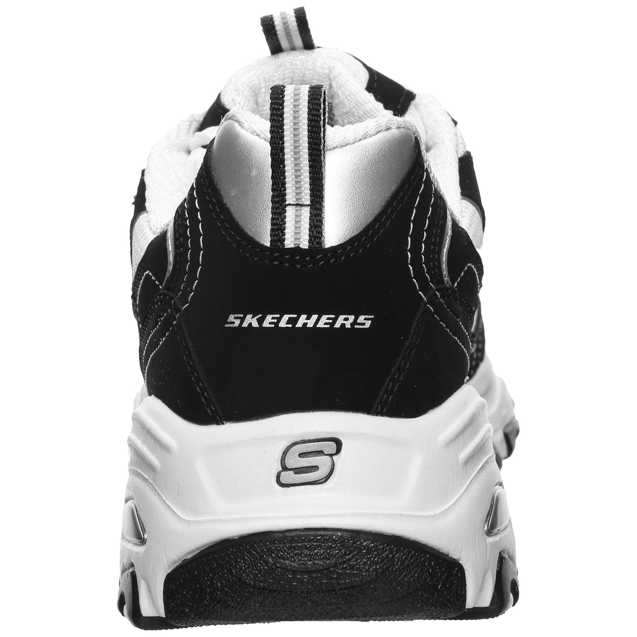 Skechers D'Lites Sneaker Herren schwarz / weiß im Online Shop von