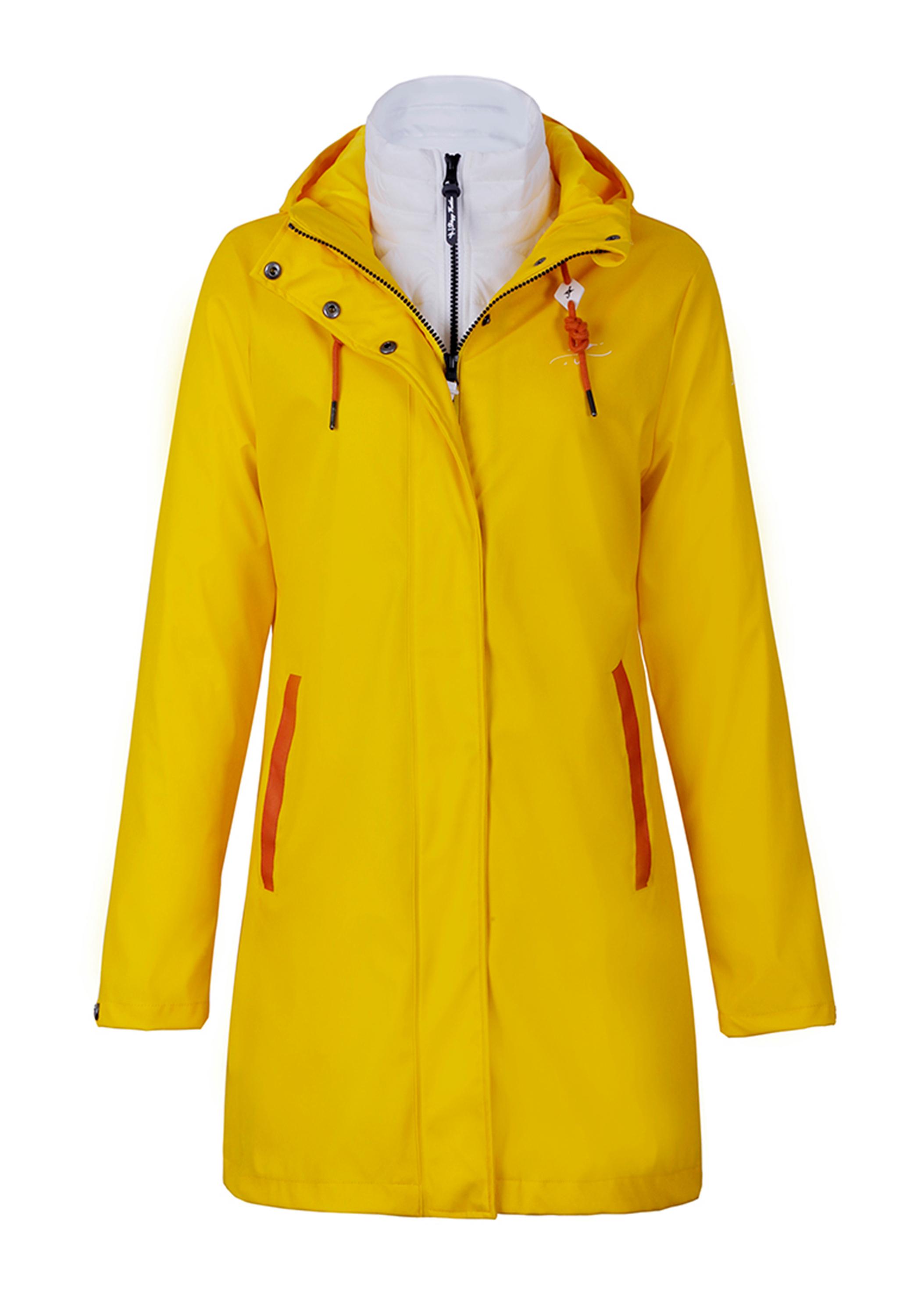Dingy Weather 3 in 1 Regenjacke Outdoorjacke Damen gelb im Online Shop