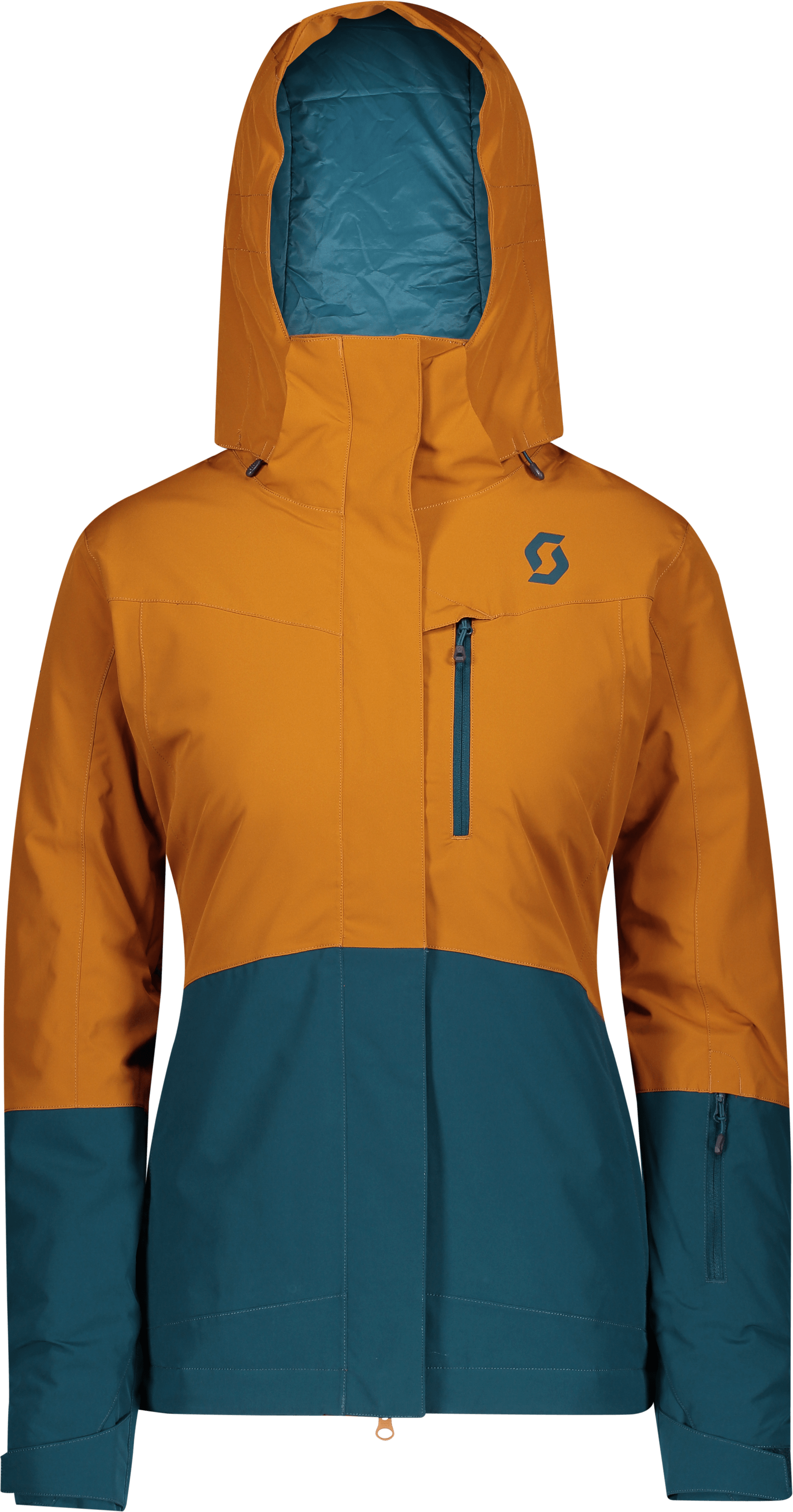 SCOTT Ultimate Dryo 10 Skijacke Damen ginger bread/majolica blue im